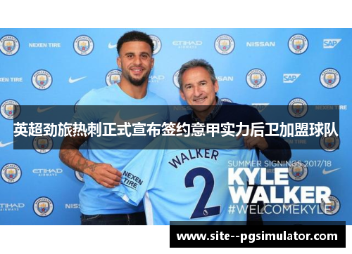 英超劲旅热刺正式宣布签约意甲实力后卫加盟球队